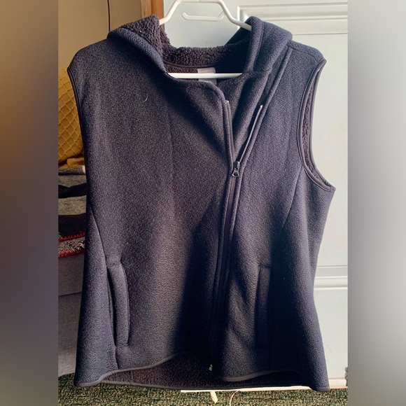 JOE FRESH Women’s Hooded Zip Up Vest Black Size XLarge - Picture 2 of 6